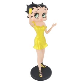 Betty Boop Betty Boop Selfie Geel Glitter Limited Edition of 500