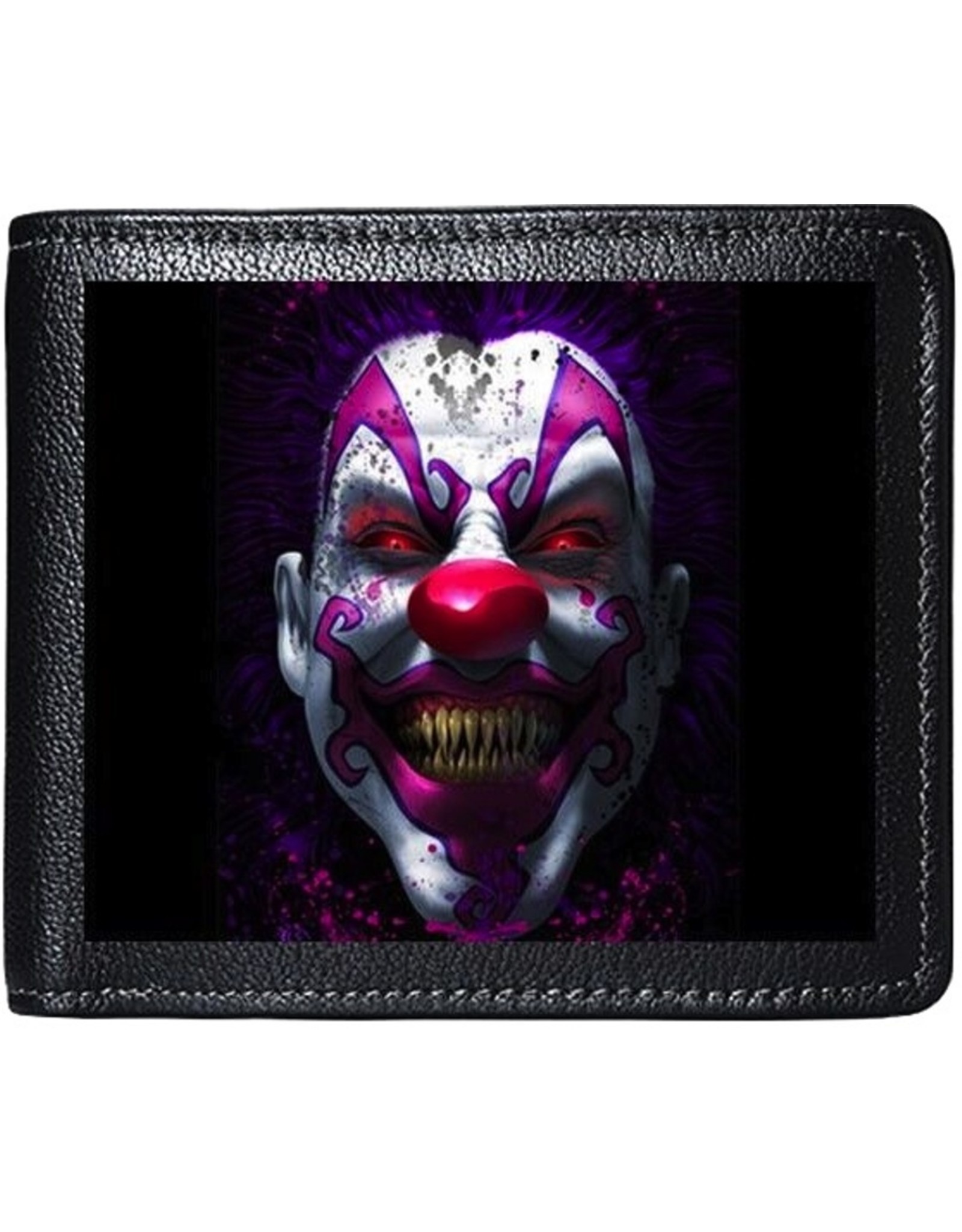 Tom Wood Gothic wallets and purses - Tom Wood Fantasy Art 3D lenticular wallet Keep Smiling