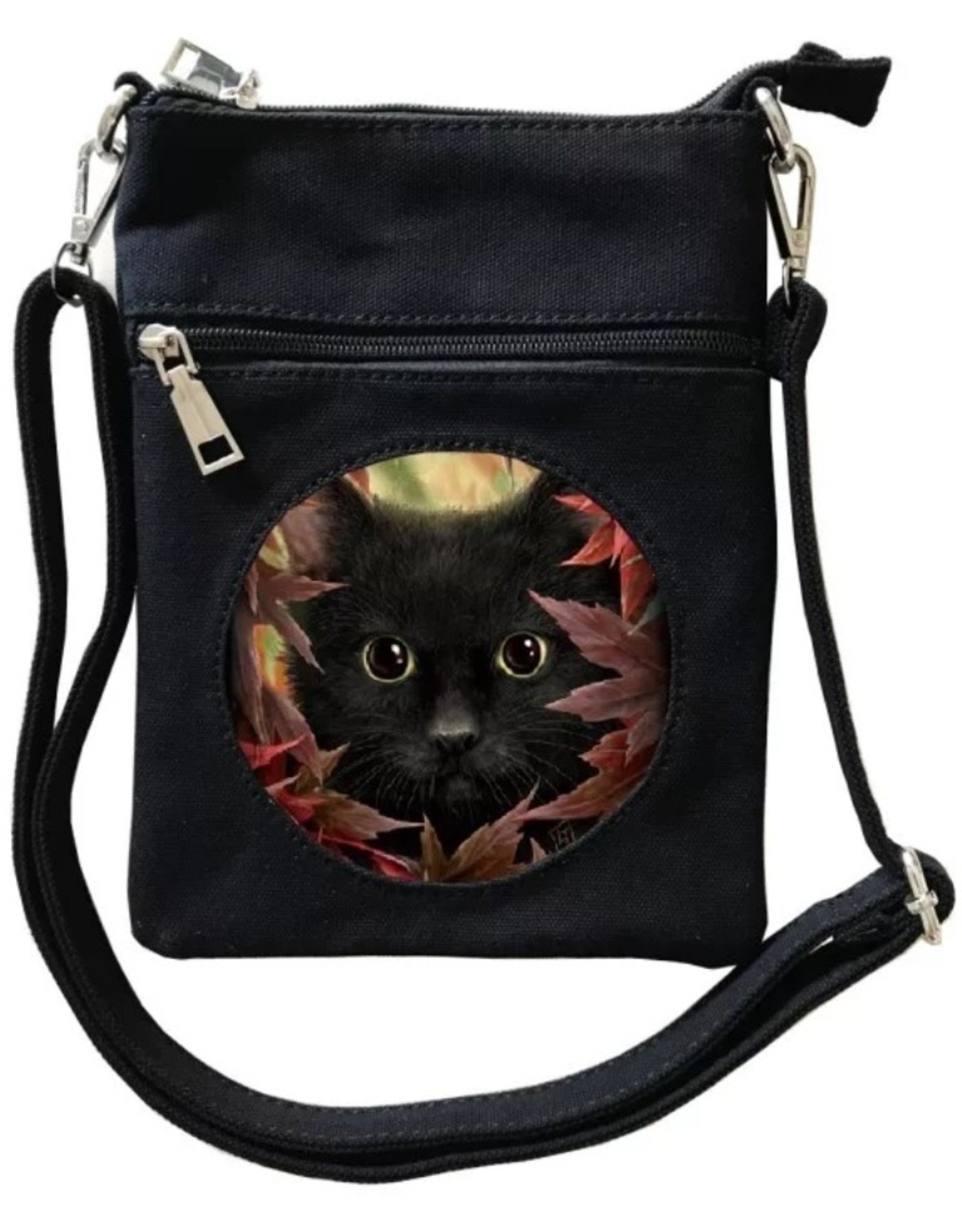 SheBlackDragon 3D Tassen en Rugzakken - SheBlackDragon Autumn Cat 3D Mini Crossover tas