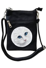 SheBlackDragon 3D Bags and Backpacks - SheBlackDragon Winter Cat 3D Mini Cross-over bag