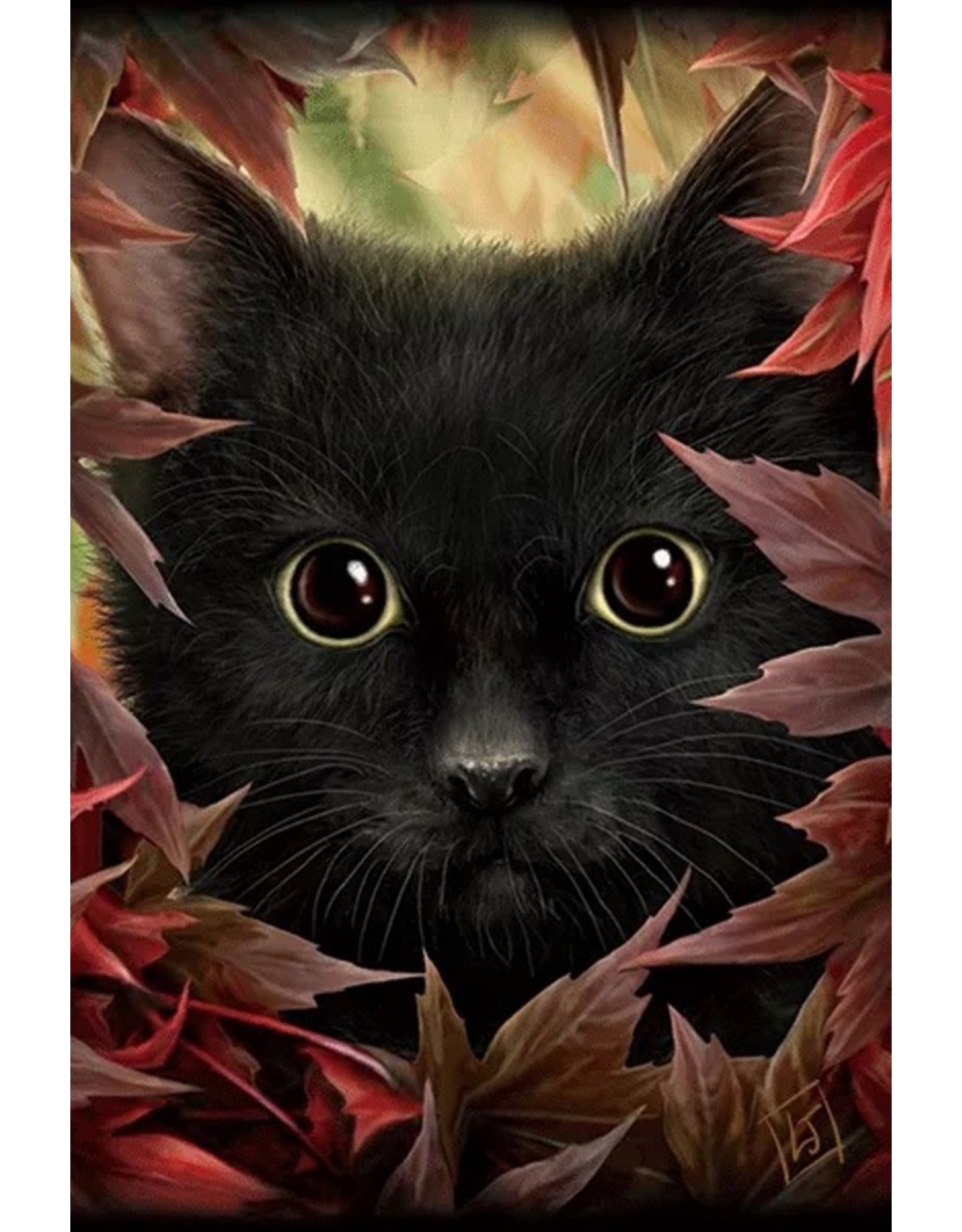 SheBlackDragon 3D Bags and Backpacks - Linda M. Jones Autumn Cat Backpack 3D