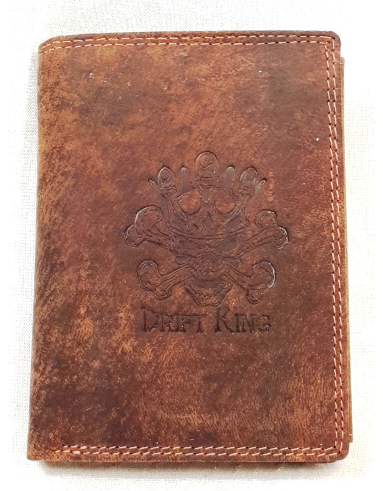 Ella Leather Wallets - Leather wallet Drift King Skull