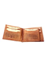 Hunters Leather Wallets -  Leather wallet Hunter light brown
