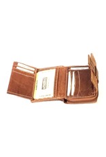 Roberto Leather Wallets -  Leather wallet with Embossed Floral pattern Roberto