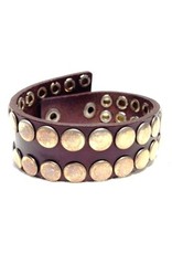 N3 Accessoires - Leren Armband N3 wikkel