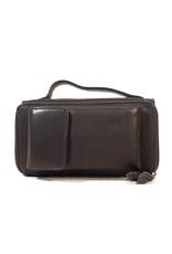 HillBurry Leather bags - HillBurry Leather Organizer bag (black)