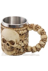 Dark Desire Drinkware - Mug with skulls - 3D - with stainless steel insert