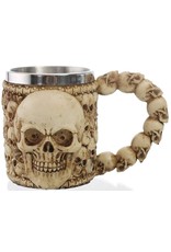 Dark Desire Drinkware - Mok met schedels - 3D - met RVS inzetstuk