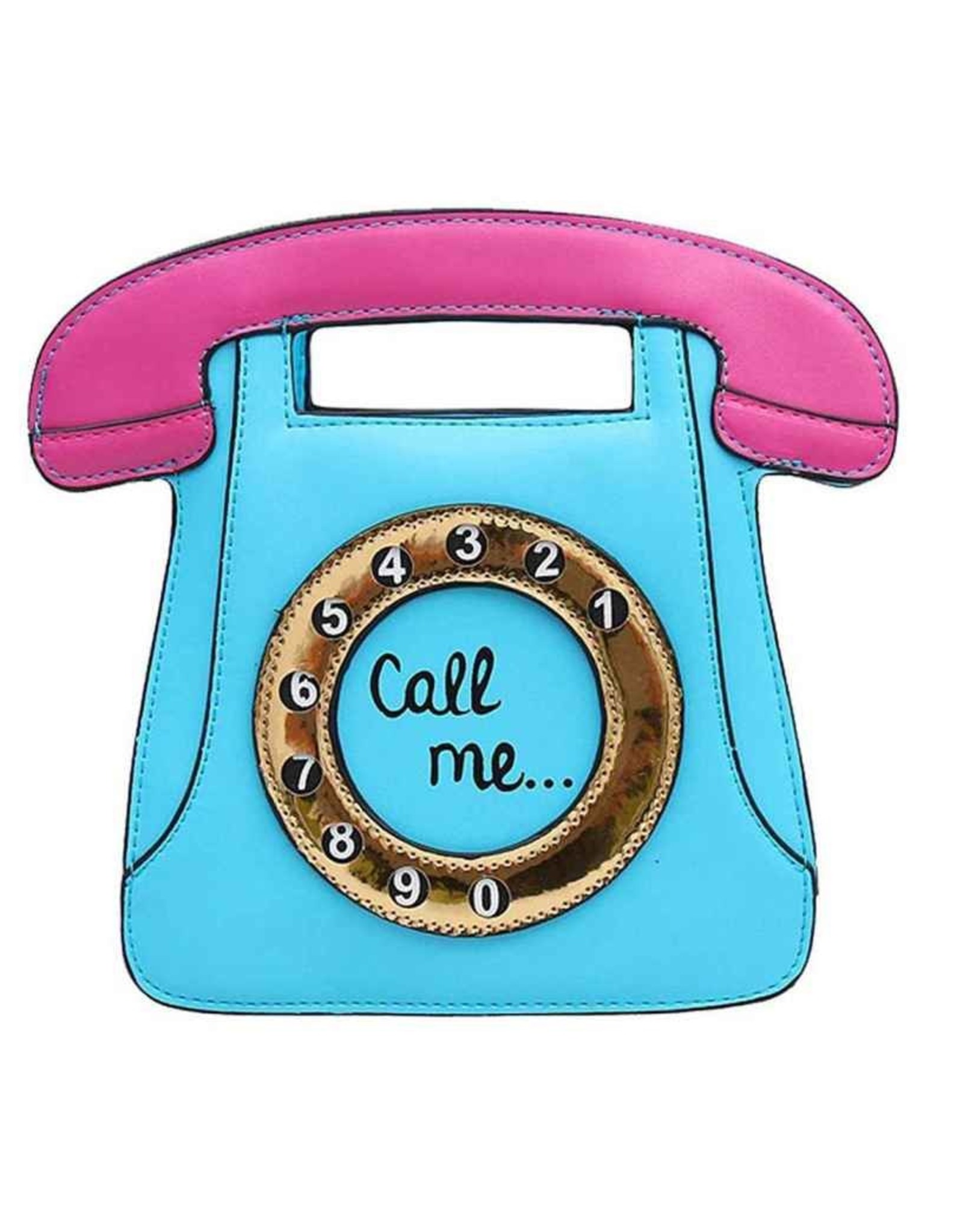 Magic Bags Fantasy bags and wallets - Fantasy hand bag Retro Telephone "Call Me" (baby blue)