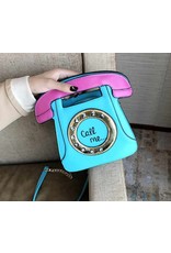 Magic Bags Fantasy bags and wallets - Fantasy hand bag Retro Telephone "Call Me" (baby blue)