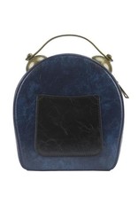 Magic Bags Steampunk tassen Gotic tassen - Steampunk Vintage Klok handtas met echt werkende Klok (blauw)