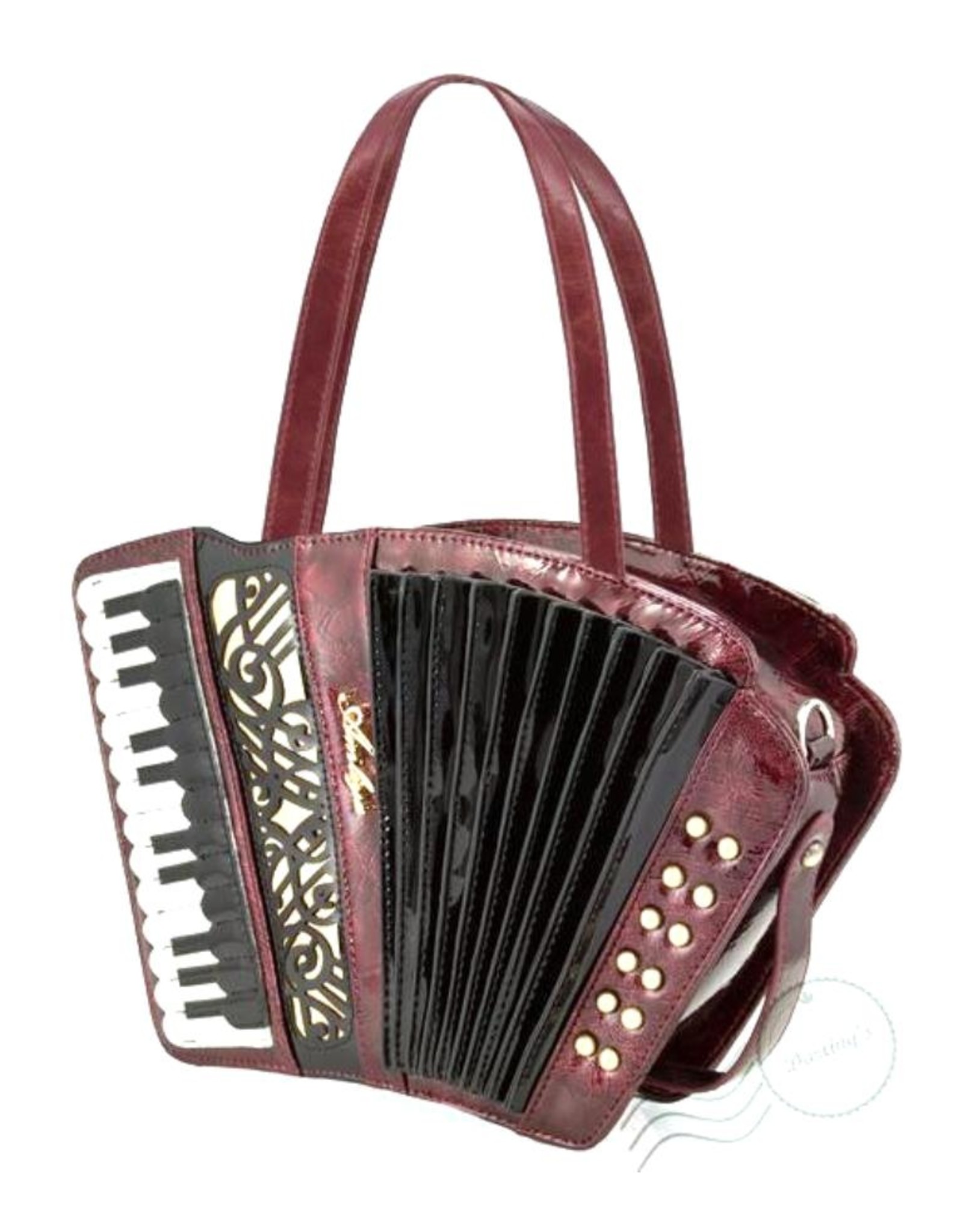 Magic Bags Fantasy bags and wallets - Fantasy handbag Accordion (metallic red)