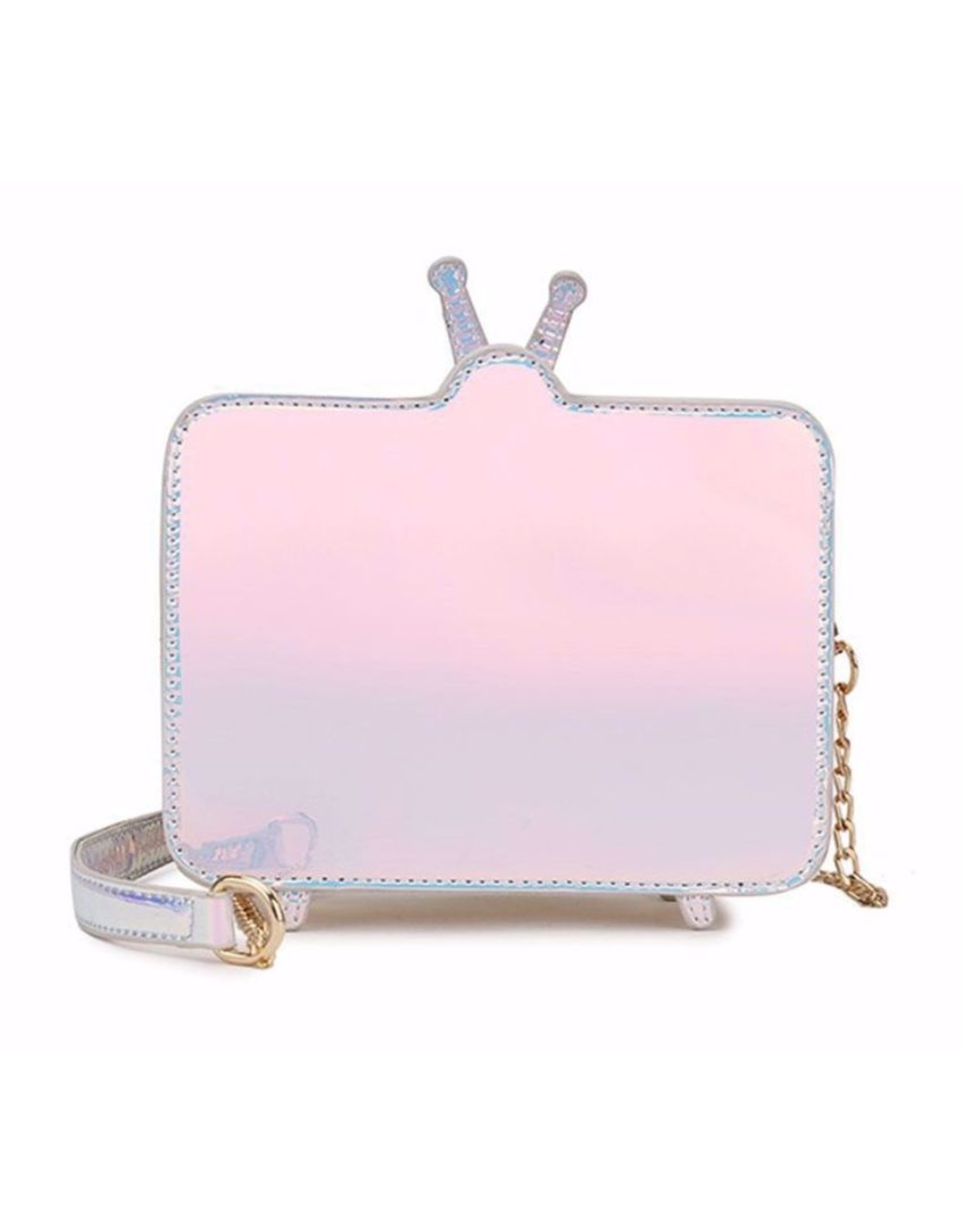 Magic Bags Fantasy bags and wallets -  Holographic Fantasy crossbody bag Retro TV - Brain Washed