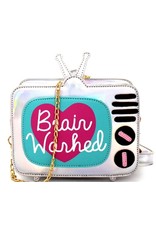 Magic Bags Fantasy bags and wallets -  Holographic Fantasy crossbody bag Retro TV - Brain Washed