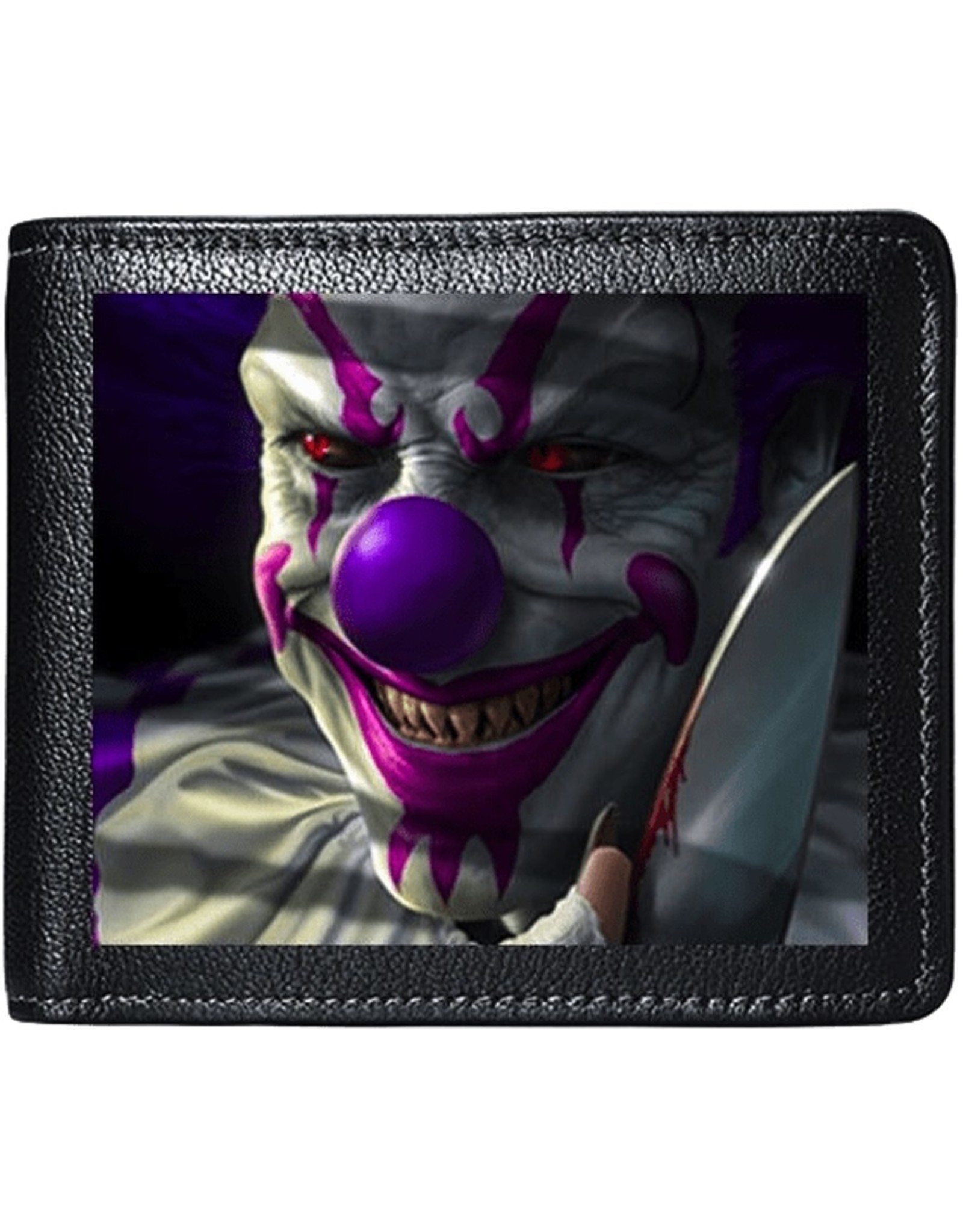 Tom Wood 3D wallets - Tom Wood Fantasy Art 3D lenticular wallet Mischief Clown