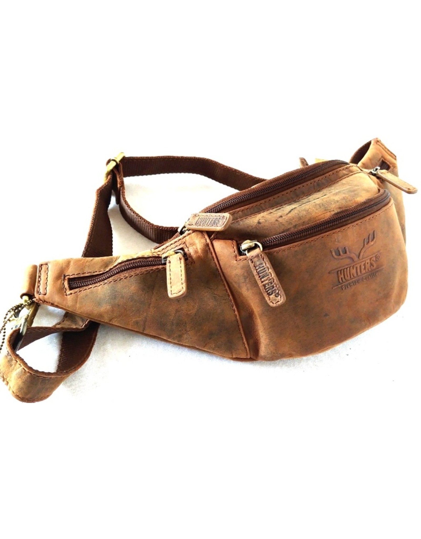 Hunters Leather bags - Hunters Leather Waist bag "Box" Brown