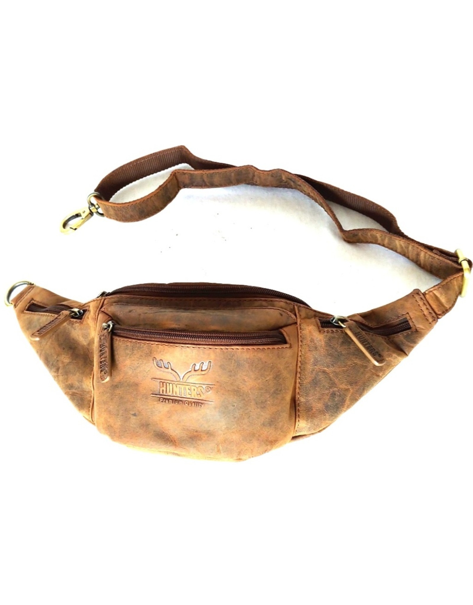 Hunters Leather bags - Hunters Leather Waist bag "Box" Brown