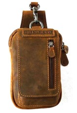 HillBurry Leather festival bags, waist bags - Hillburry Leather Belt Bag Brown (Buffalo leather)