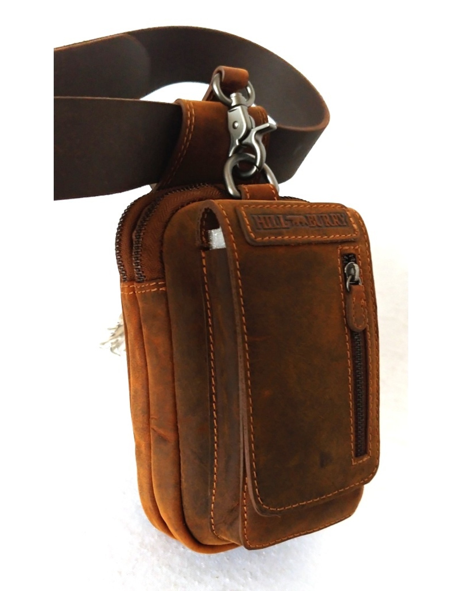 HillBurry Leather festival bags, waist bags - Hillburry Leather Belt Bag Brown (Buffalo leather)