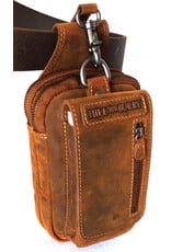 HillBurry Leather festival bags, waist bags - Hillburry Leather Belt Bag Brown (Buffalo leather)