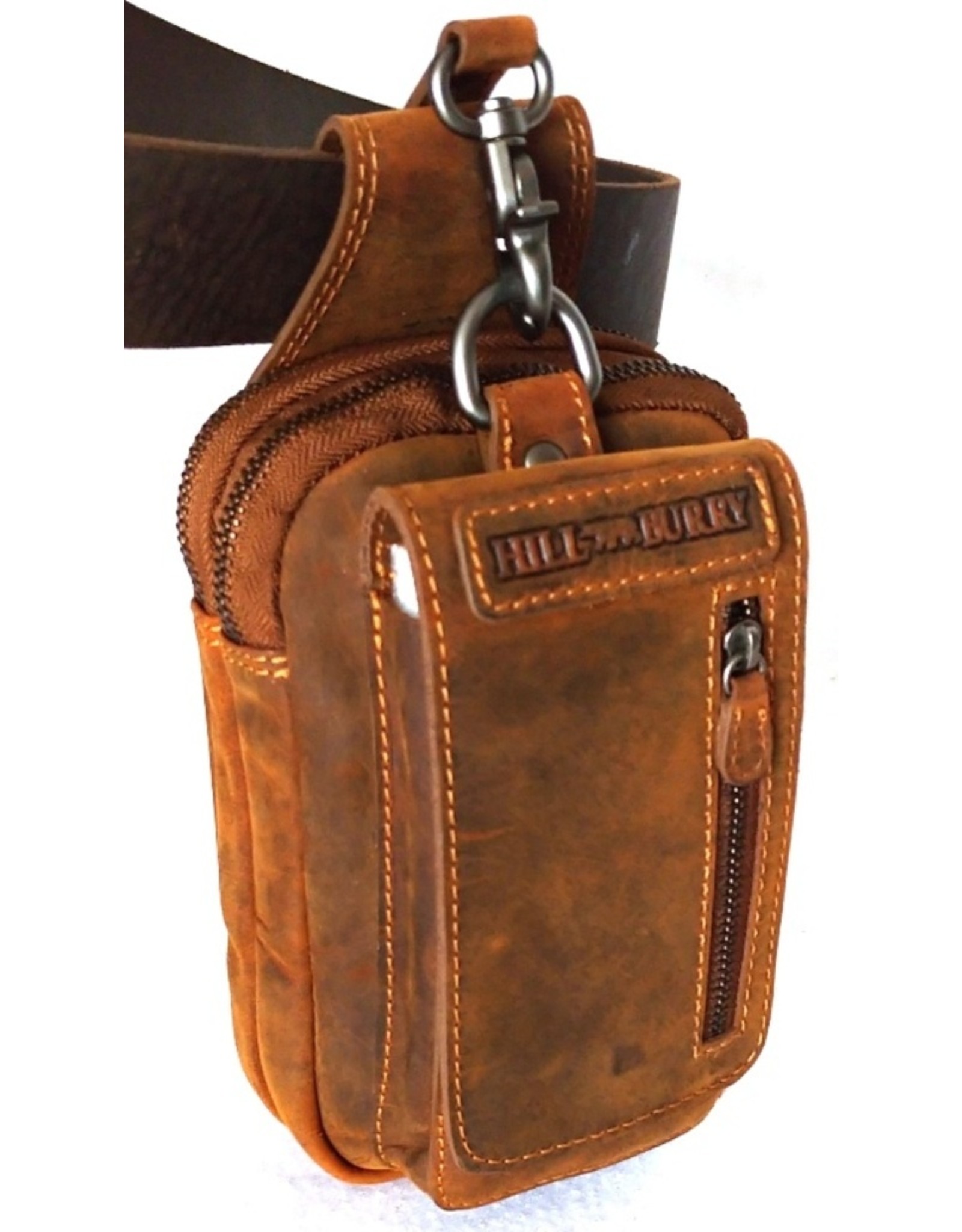 HillBurry Leather festival bags, waist bags - Hillburry Leather Belt Bag Brown (Buffalo leather)