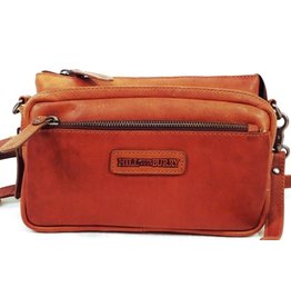 HillBurry HillBurry leather shoulder bag tan 1613c