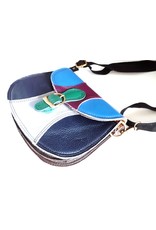 Trukado Leren Schoudertassen - Leren schoudertasje multicolor