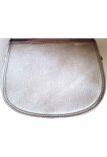 Trukado Leather Shoulder bags - Leather shoulder bag platinum