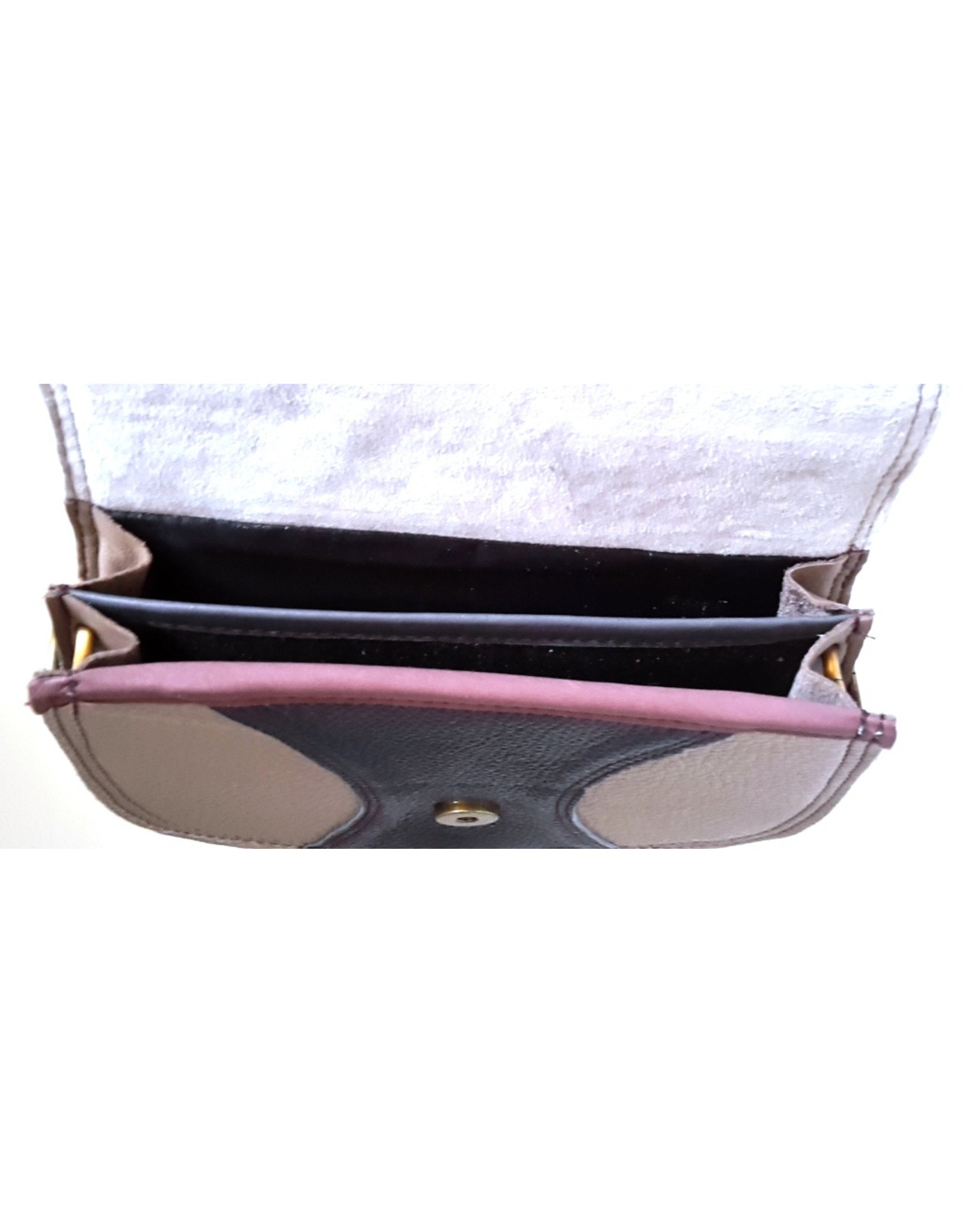 Trukado Leather Shoulder bags - Leather shoulder bag platinum