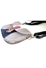 Trukado Leather Shoulder bags - Leather shoulder bag platinum