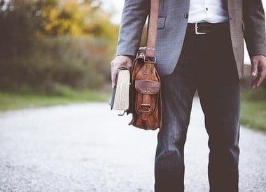 Leather laptop bags