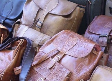 Leather Backpacks and shoppers