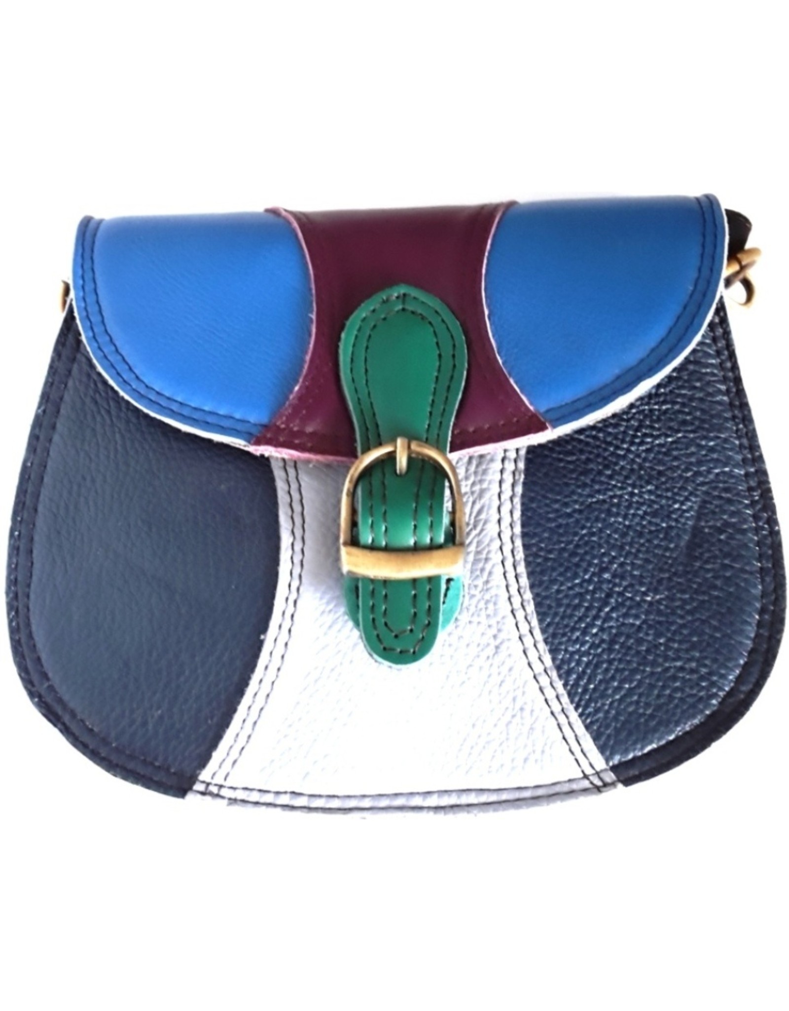 Trukado Leather Shoulder bags - Leather shoulderbag multicolor