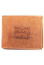 Hunters Leren Portemonnees - Leren portemonnee Hunters licht bruin