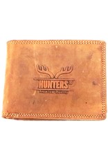Hunters Leren Portemonnees - Leren portemonnee Hunters licht bruin (cognac)