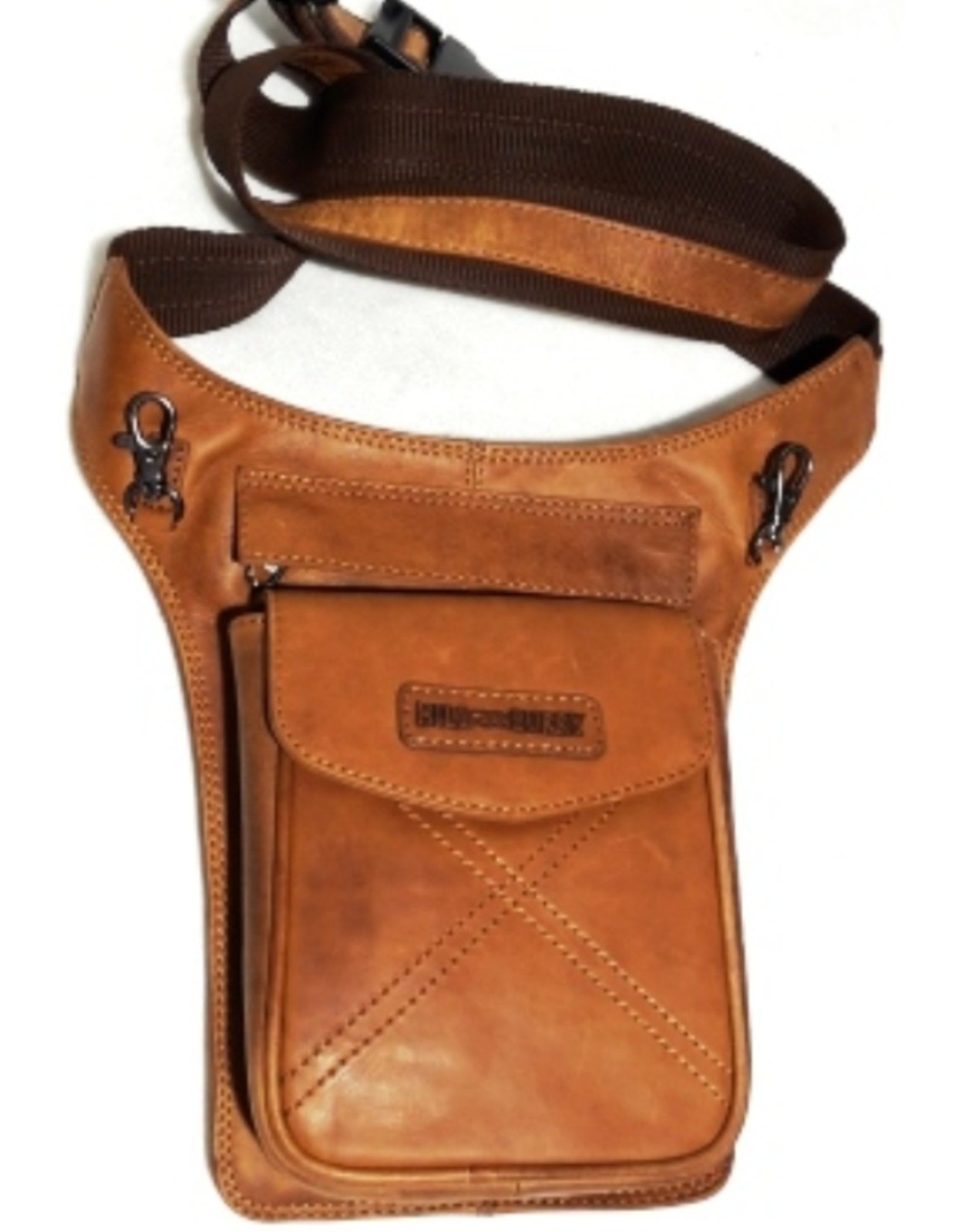 HillBurry Leather bags - Leather Waist Bag HillBurry 3113cg