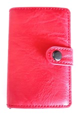 Hutmann Avond tassen, Clutches en Portemonnees - Miniwallet met aluminium card protector (rood)
