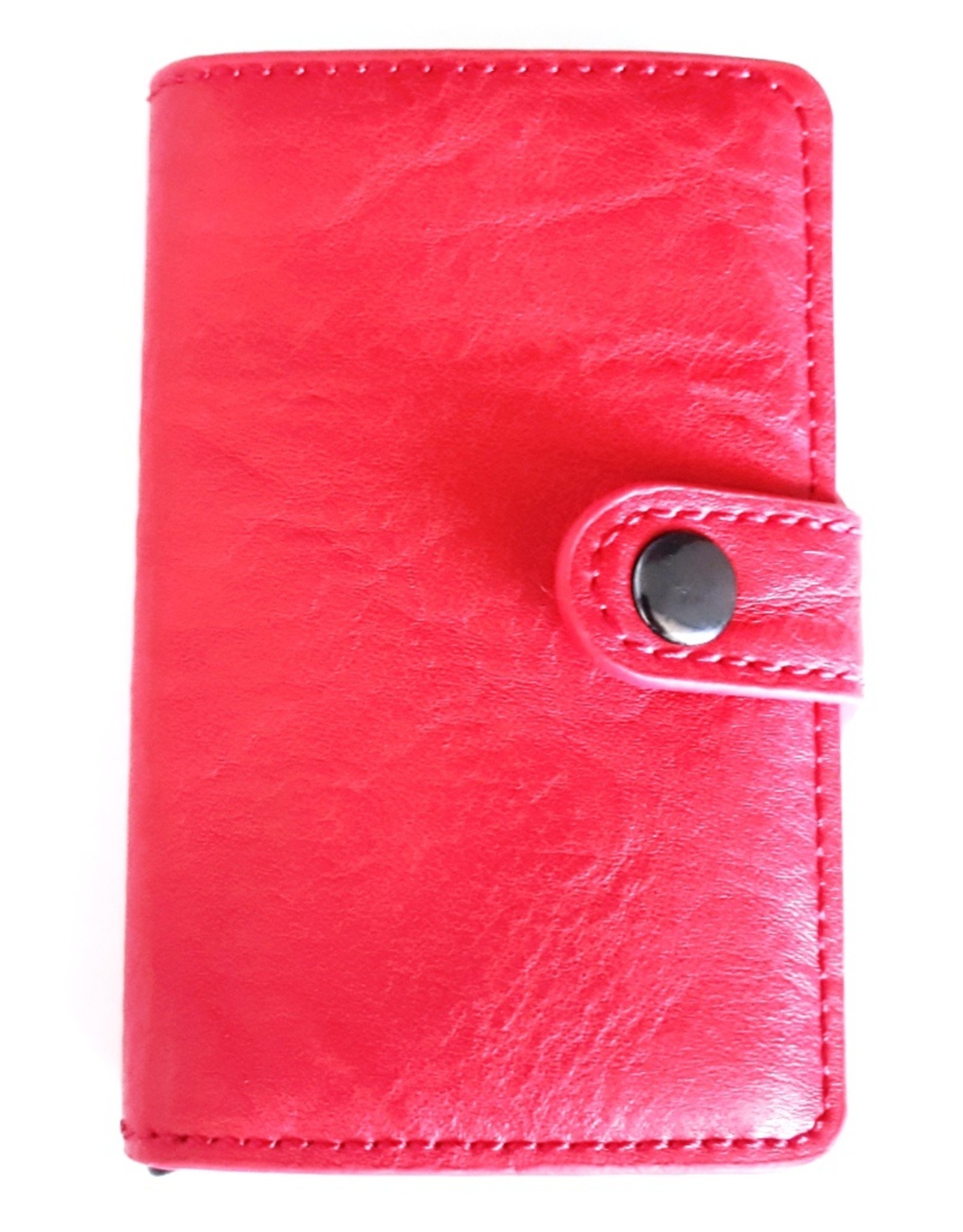 Hutmann Avond tassen, Clutches en Portemonnees - Miniwallet met aluminium card protector (rood)