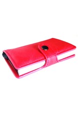 Hutmann Clutches and Wallets - Mini wallet with aluminium card protector (red)