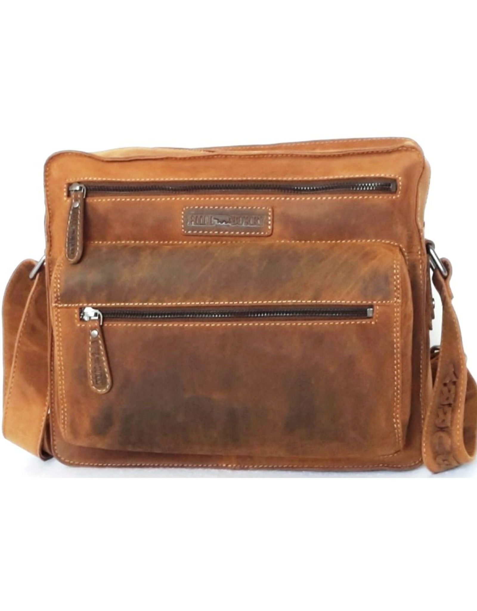 HillBurry Leather bags -  HillBurry Unisex Leather Shoulder Bag (rectangle model)