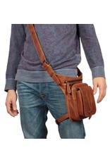 HillBurry Leather bags - HillBurry Crossbody Bag cognac