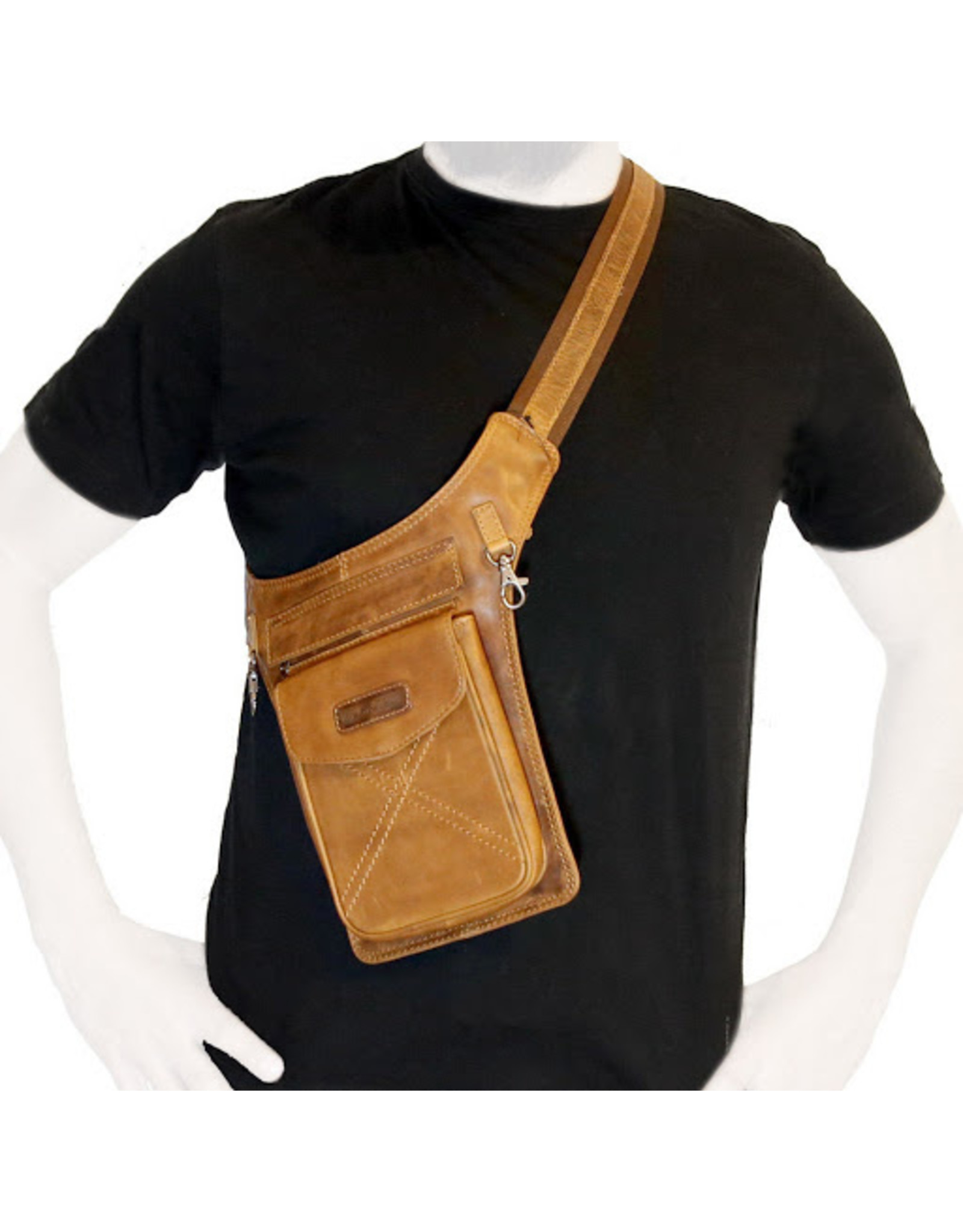 HillBurry Leren Festivaltasjes, heuptassen en riemtassen - HillBurry Leren Heuptas/Holster