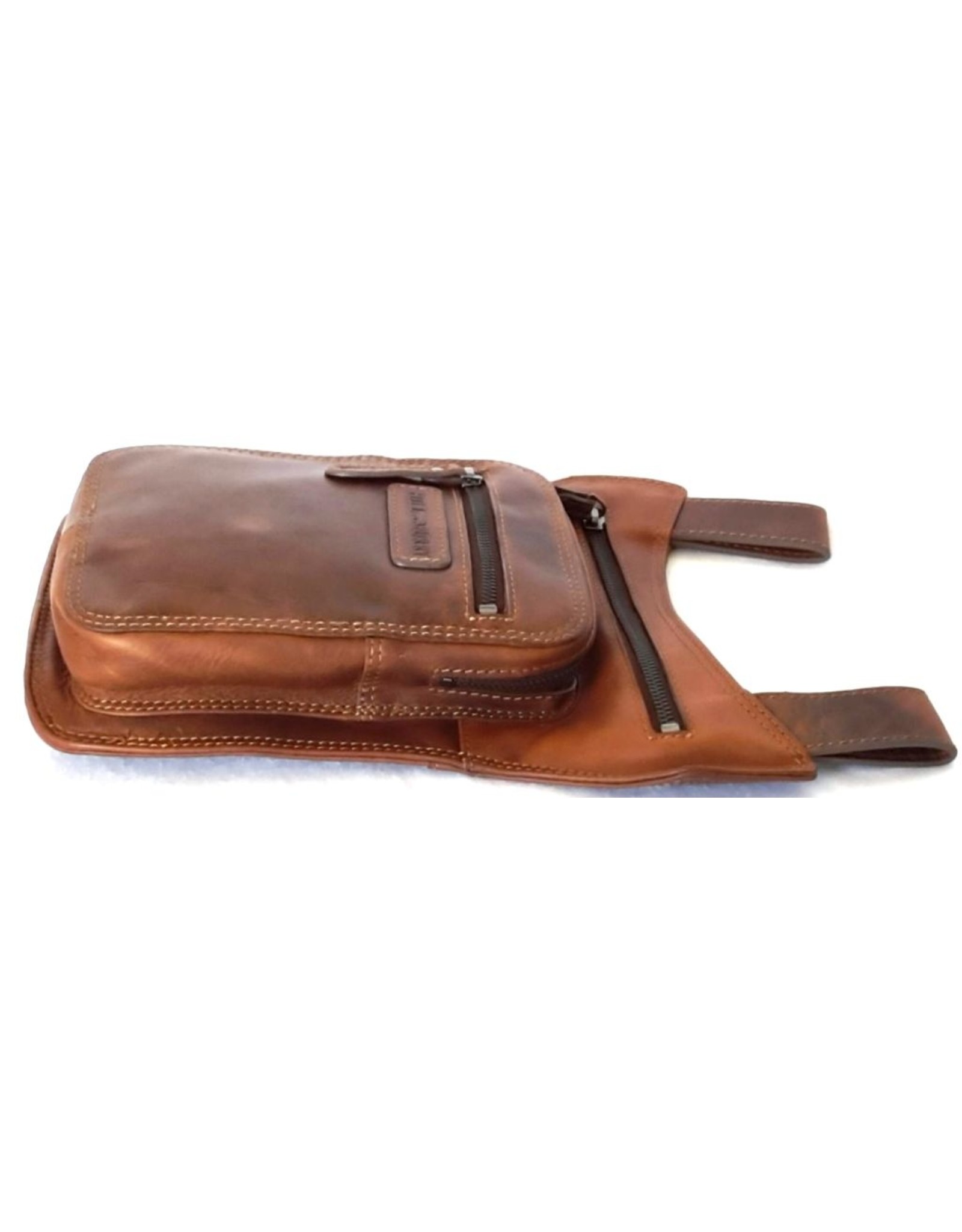 HillBurry Leather Festival bags, waist bags and belt bags - Hillburry belt bag - leg bag oiled leather dark brown