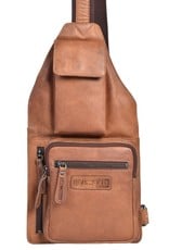 HillBurry Leren tassen - Hillburry leren Crossbody tas 3338