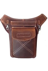 Hutmann Leather Festival bags, waist bags and belt bags - Hütmann hip bag tanned leather brown