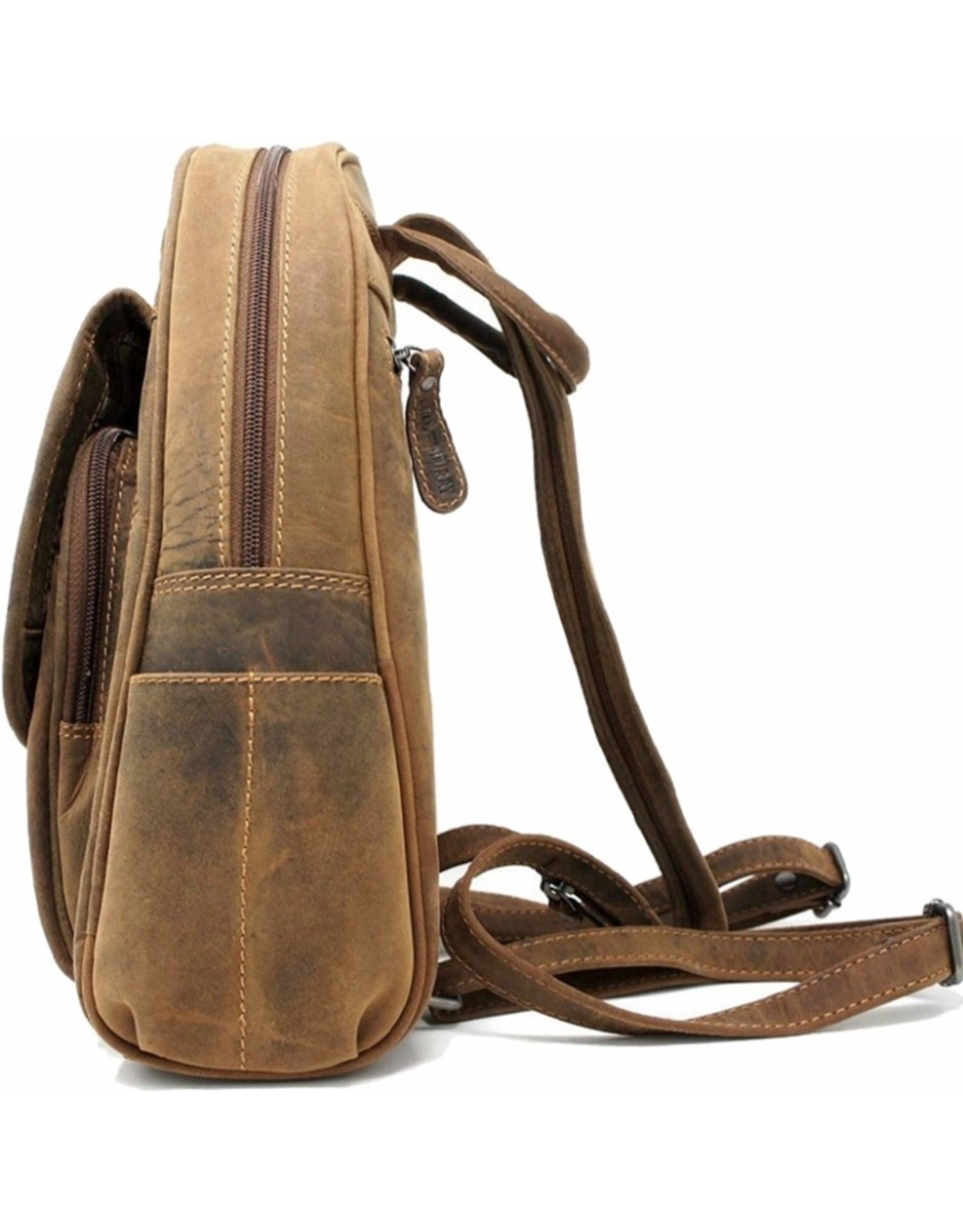 HillBurry Leather backpacks Leather shoppers - Hillburry backpack from Buffalo leather brown