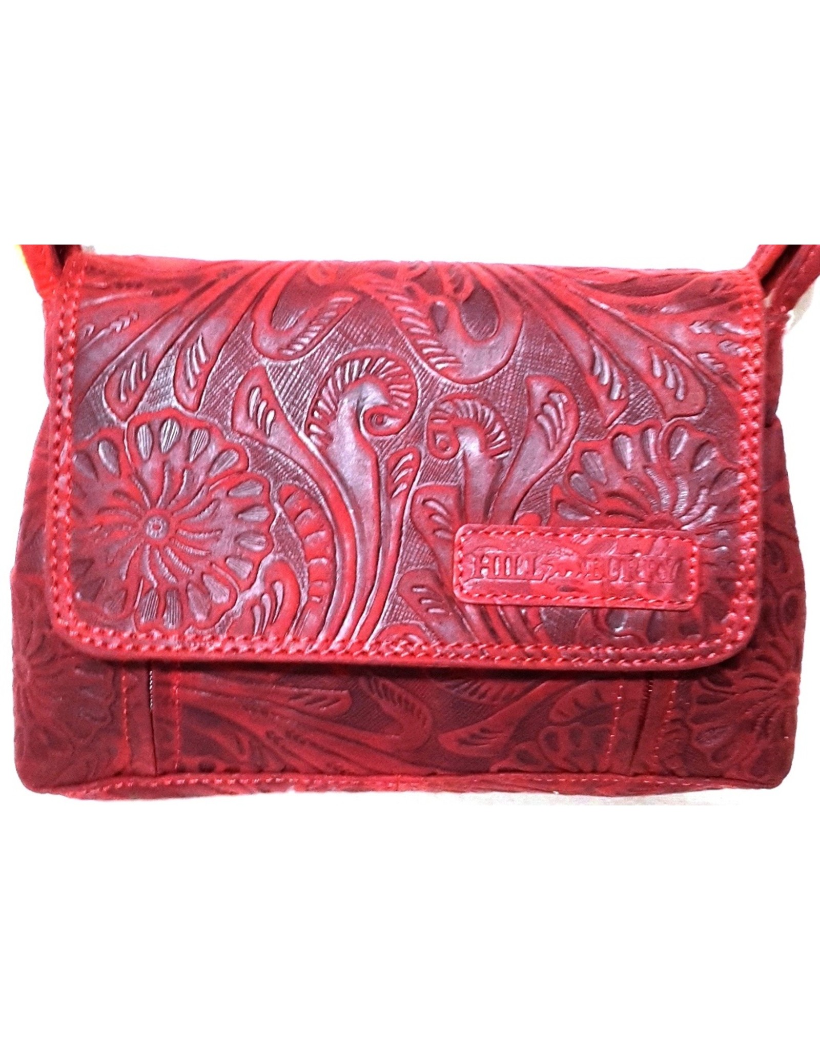 HillBurry Leather bags - Hillburry leather shoulder bag red 3182f-rd