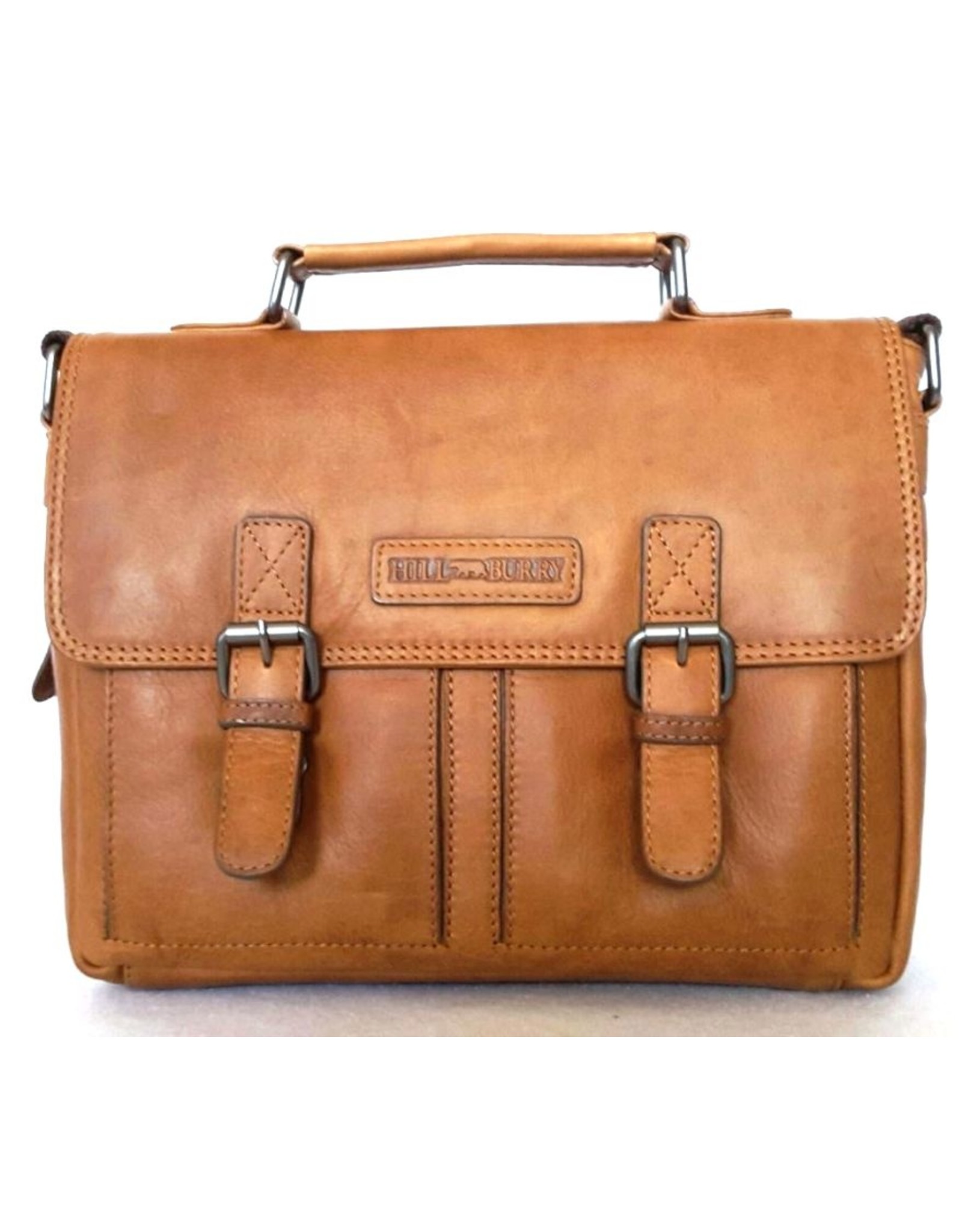 Hillburry leren schoudertas cognac. Stijlvol en elegant Boutique