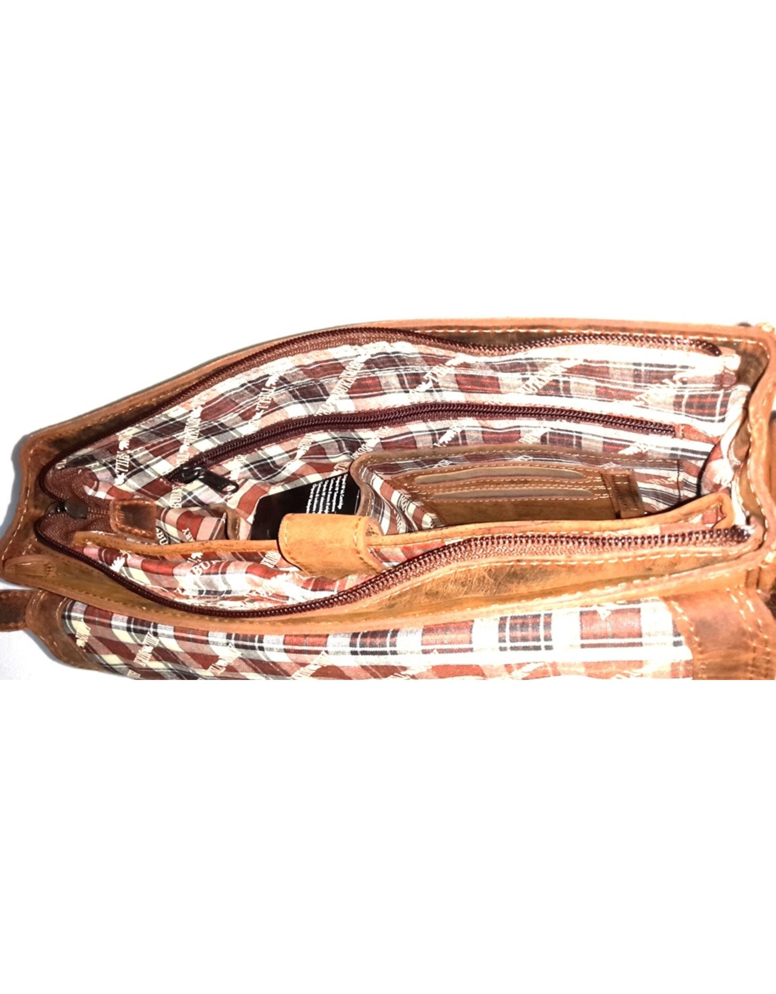 HillBurry Leren werktassen en Leren laptoptassen - HillBurry Leren schooltas vintage look (medium)