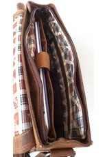 HillBurry Leren werktassen en Leren laptoptassen - HillBurry Leren schooltas vintage look (medium)